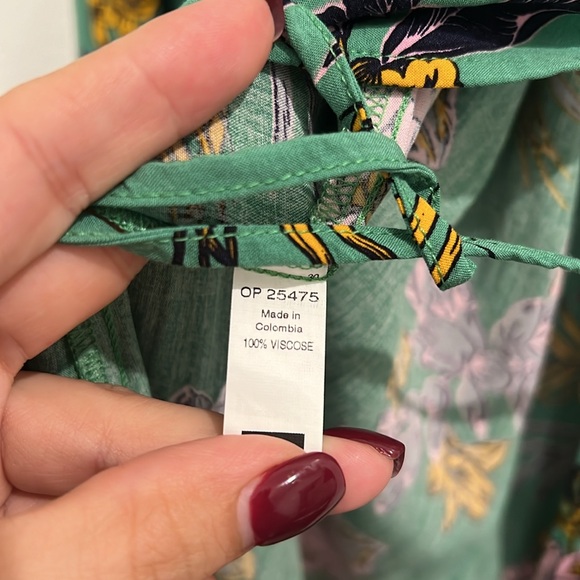 Maaji Herbaceous Moonbow Green Floral Maxi Dress Coverup - Picture 10 of 10